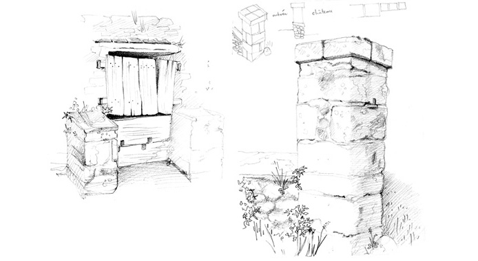 Croquis des ouvrages existants